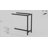 Alaura 3-Piece White/Gold Counter Height Dining Table Set with Storage Shelves, Wine Rack & Upholstered Bar Stools – Small Space Kitchen Table Set, Breakfast Nook Pub Dining Set-1198489548