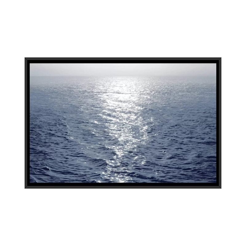 «Open Sea I», reproduction de photo sur toile, H 18 po x l 26 po x P 1,5 po, Toile avec cadre noir