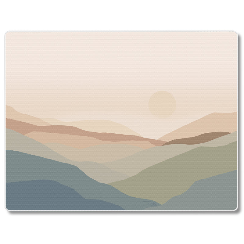 Planche à découper en verre trempé 3 mm Mountain Spice 10 po x 8 po