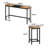 Modern Design Kitchen Dining Table, Pub Table, Long Dining Table Set with 3 Stools, Easy Assembly-1819818303