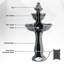  Fontaine solaire sur pied 36,2 pouces à 2 niveaux pour l'extérieur - Design classique