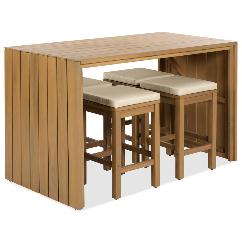 5 Piece Outdoor Bar Set