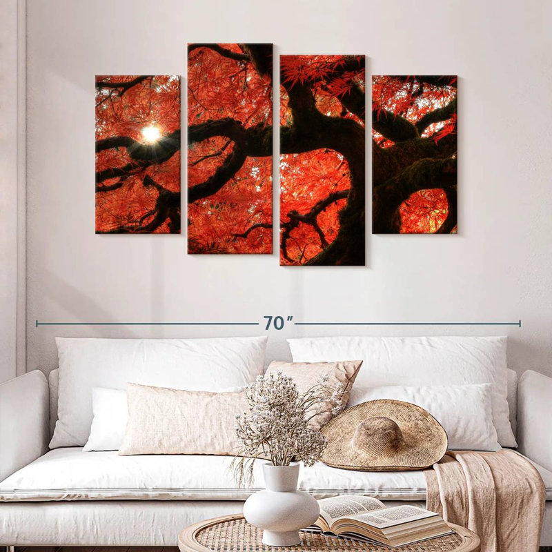 Harnek Red Maple Tree, 32" H x 52" W