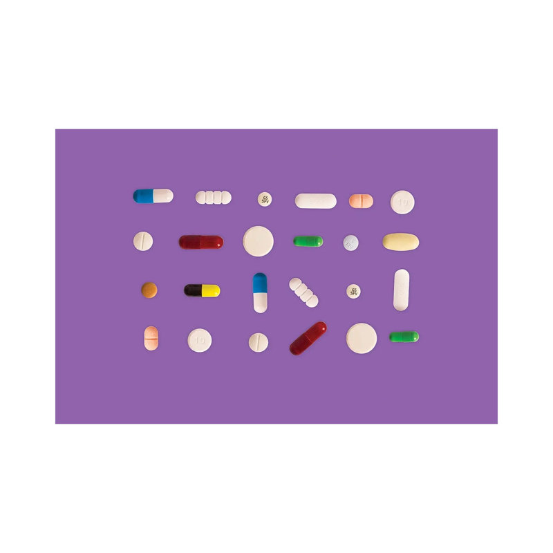 Pill Mix by Pepino De Mar - Wrapped Canvas Print, 101.6 cm H x 66.04 cm W x 3.175 cm D