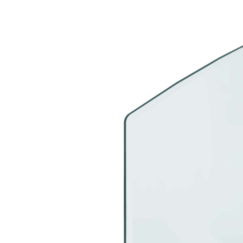 Glass Hearth Pad, 100cm W x 50cm D