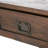 Monroe 22 Inch Solid Acacia Rustic End Table In Distressed Charcoal Brown (Set Of 2)-1994499000