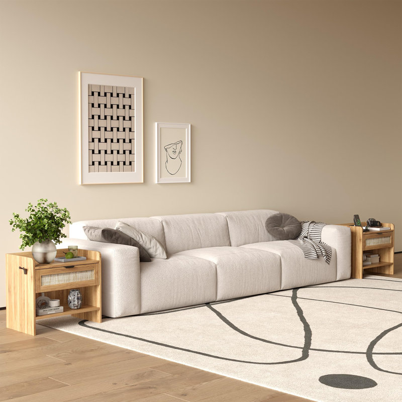 60cm W Bedside Table