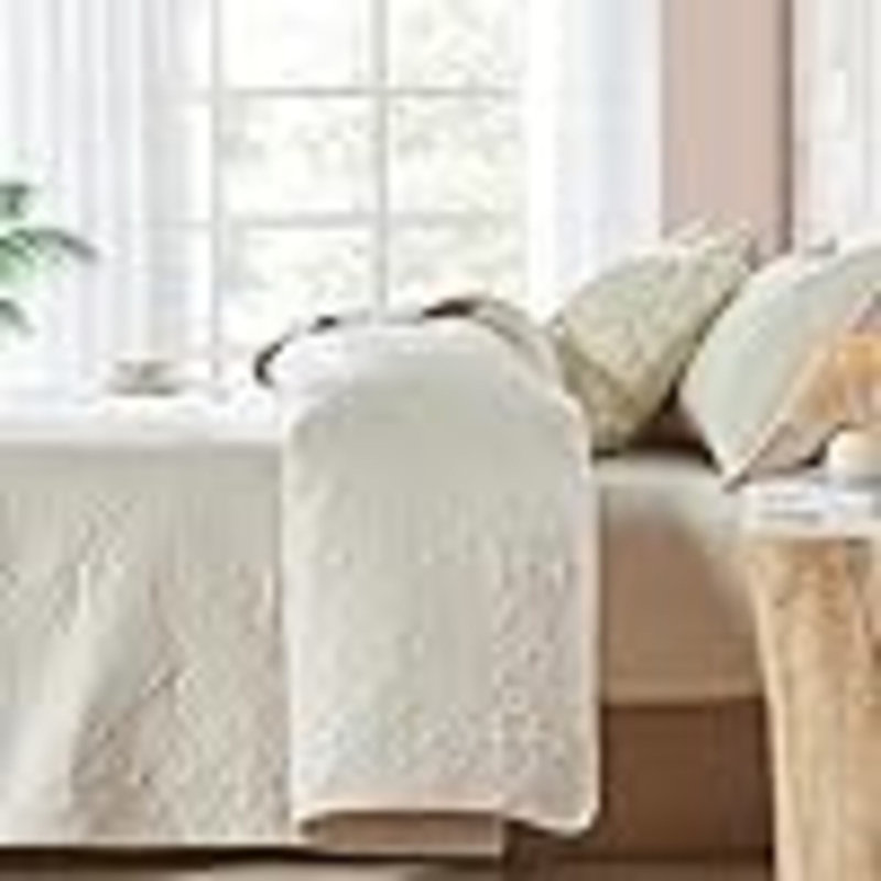 Ensemble de literie pour courtepointe pour toutes les saisons, couvre-lits légers, ensemble de couvre-lit à motif floral en microfibre de style moderne (1 courtepointe, taies décoratives)