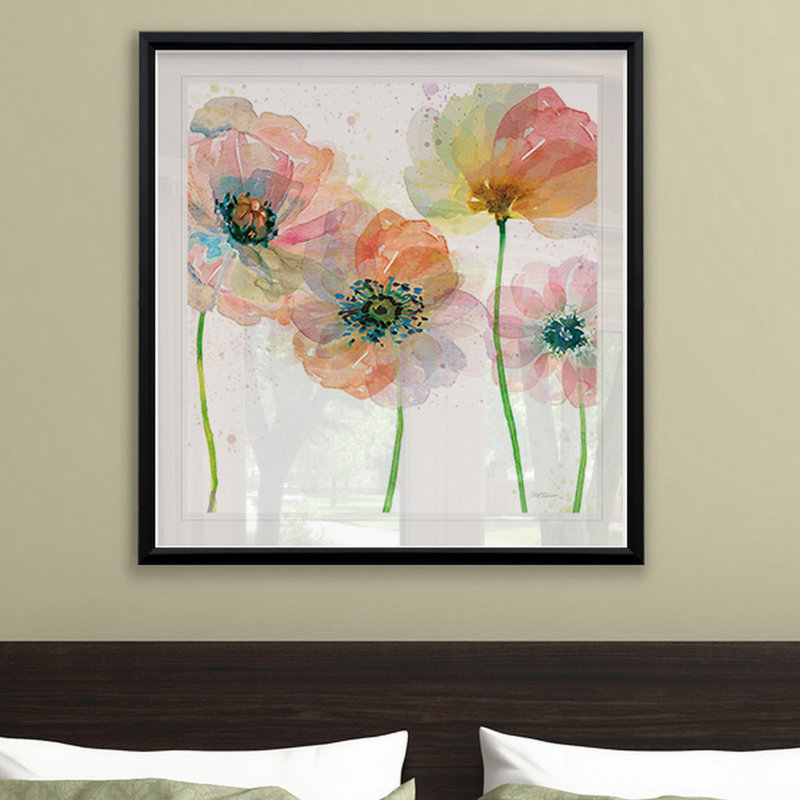 Summer Fields I - Impression de cadre photo sur papier, H 26,5 po x l 26,5 po x P 1,5 po