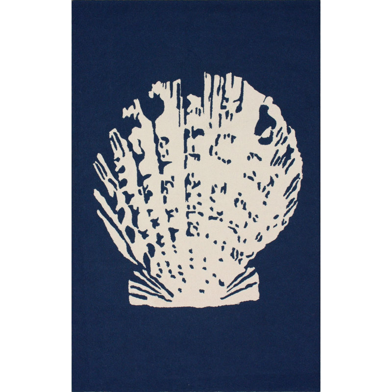 Tapis bleu Graehme, 5' x 8'