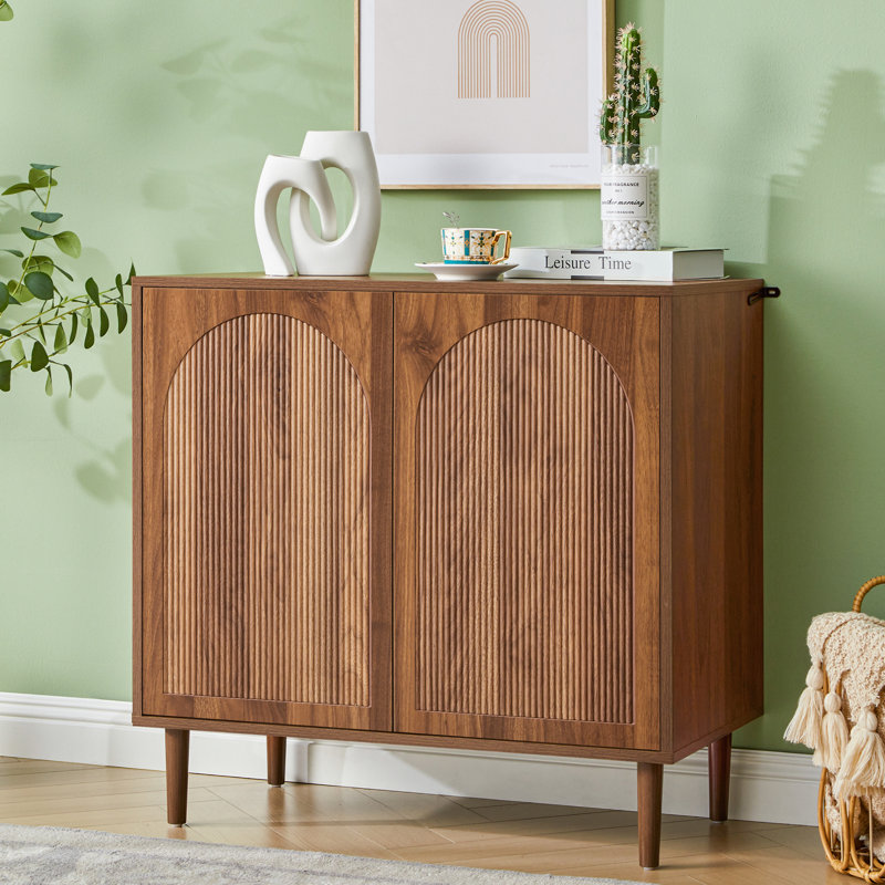 Armoire d'appoint à 2 portes GrimOrie (l 30,7 po), 2, Brun