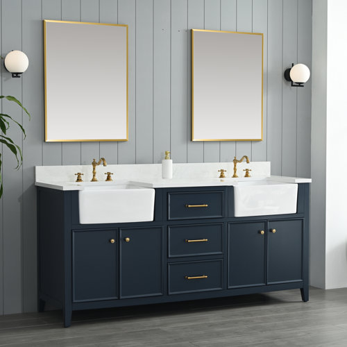 Silvy 72'' Double Bathroom Vanity & Reviews | Birch Lane