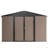 Outdoor Storage Shed, Utility Metal Tool Storage With Lockable Doors And Updated Frame Structure, Large Metal Garden Shed For Backyard, Patio Lawn-113767372-113767373