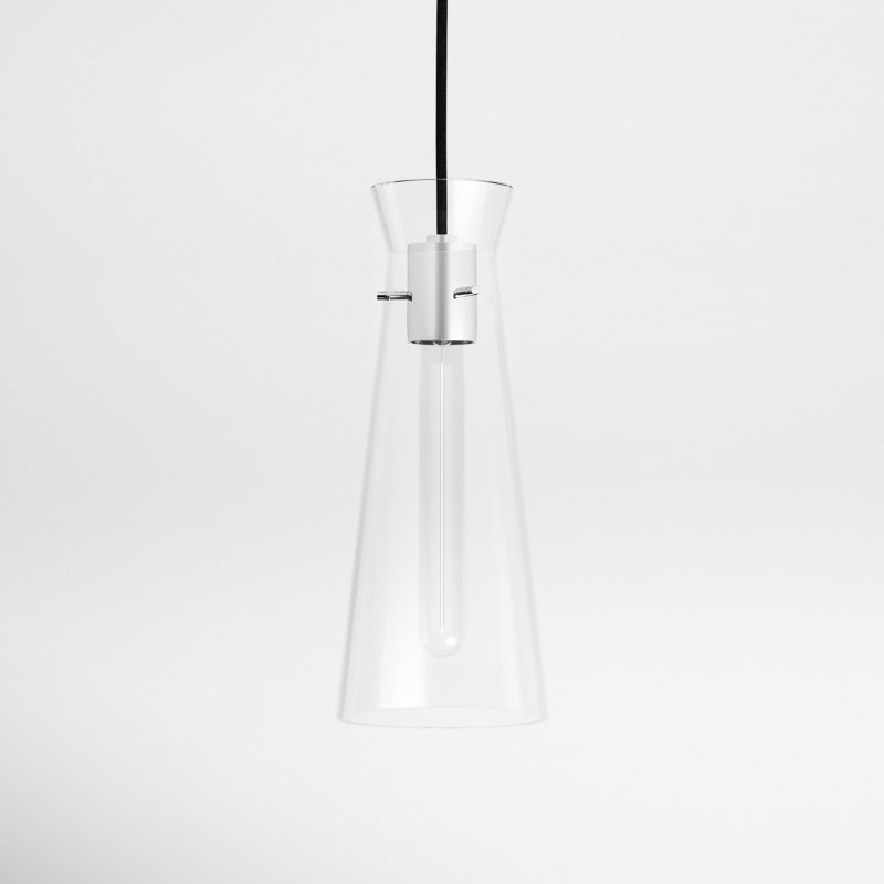 Gena 1 - Light Single Pendant, Polished Nickel