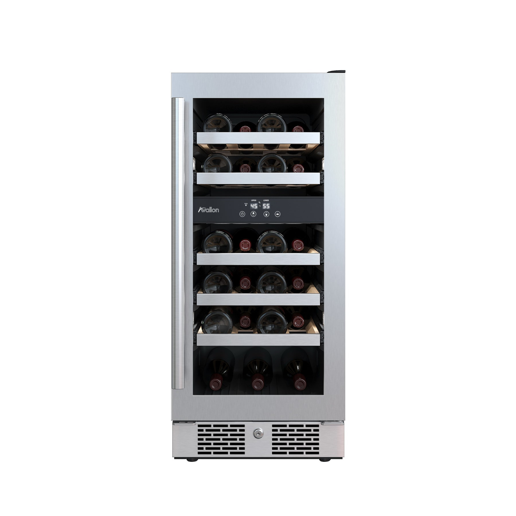 Avallon 15'' 23 Bottle Dual Zone Wine Refrigerator & Reviews Wayfair