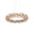 Crystal Bud Dimmable LED Wagon Wheel Chandelier