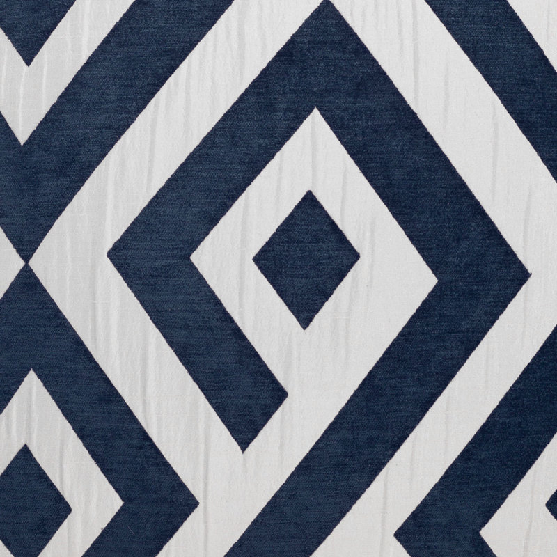 Carat Square Pillow Cover & Insert, Navy