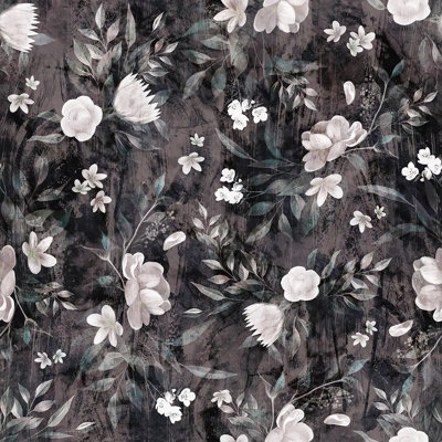 Rouleau de papier peint à paillettes foncé romantique romantique
