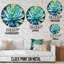 Horloge murale Green Succulents Majestic Agave II-1176307885