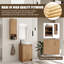 Ensemble de meuble-lavabo simple 20 po avec comptoir en céramique Bellmead et armoire murale 12 po-2065990286