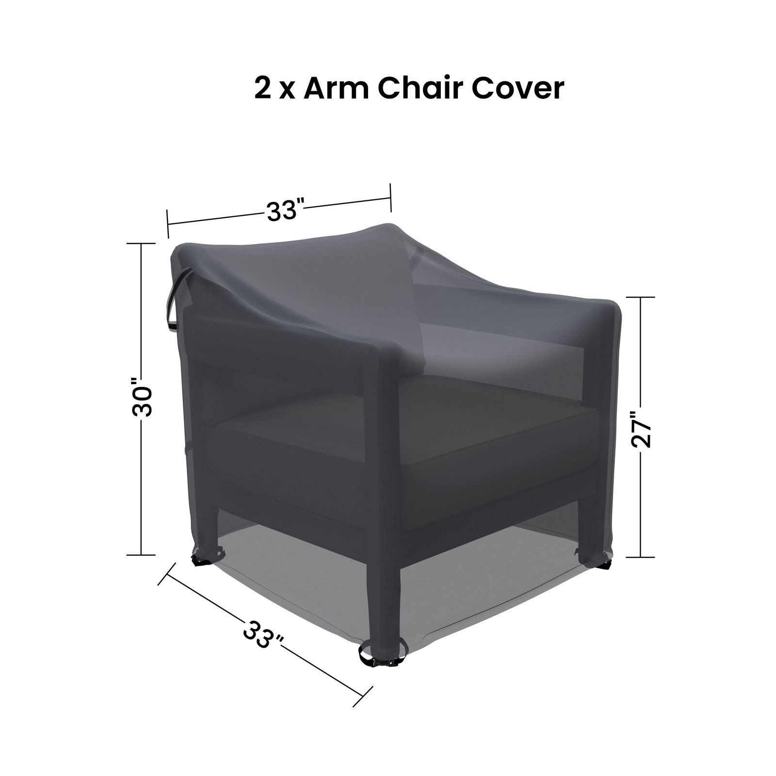 Everlee Outdoor Patio Chair Covers