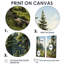 Pine Tree Whispering Pines II - Floral Tree Pine, reproduction d'art sur toile-363747830-363747824-363747832