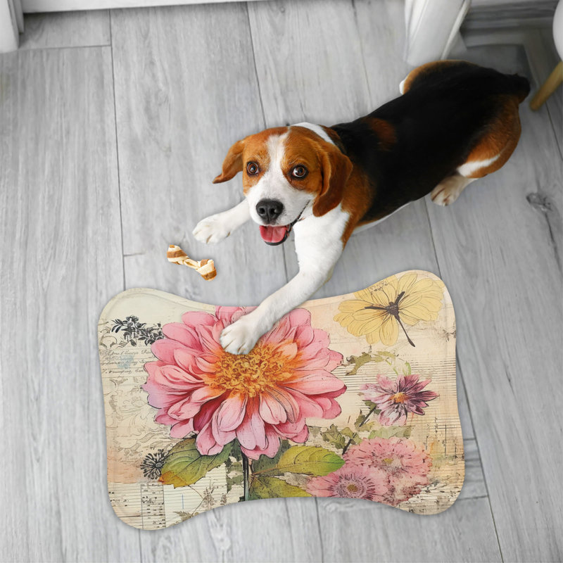 Vintage Violets - Tapis d'alimentation en os 1 pièce