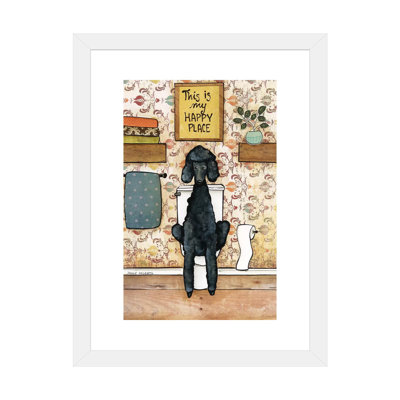 " Happy Place Poodle " by Jamie Morath