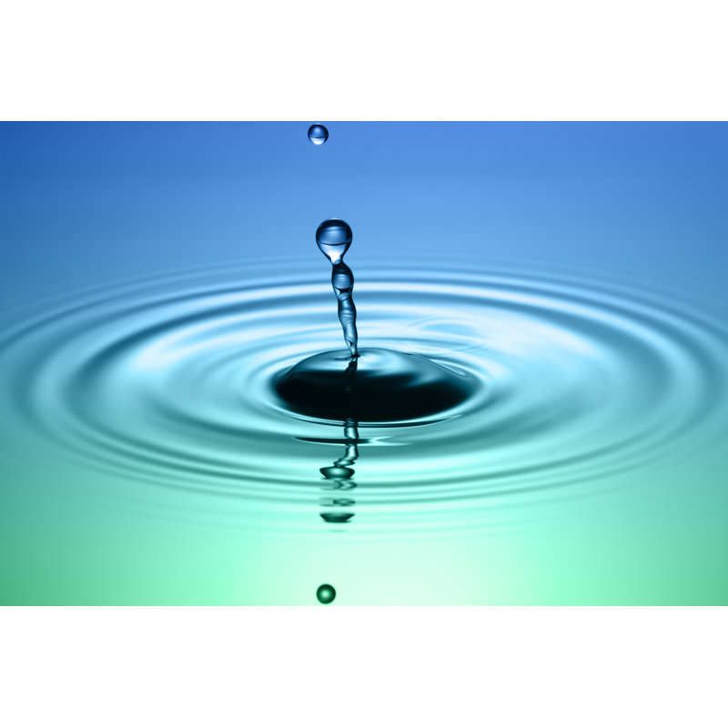 Water Drop by Konradlew, 8" H x 12" W