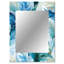Acquanetta Oceanic Mirage motif tropical - miroir mural tropical, miroir décoratif tropical, impression d'art en métal-269894101