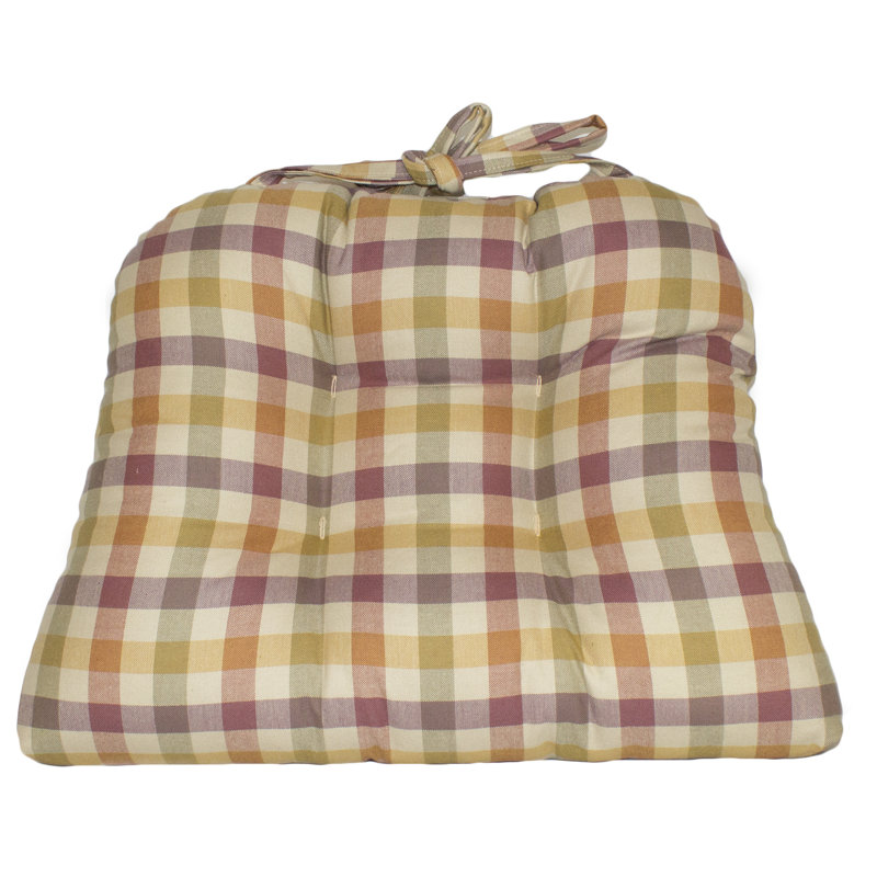 Check Dining Chair Cushion 1 EACH
