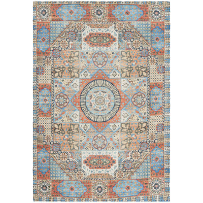 Joppatowne Hand Loomed Performance Geometric Rug