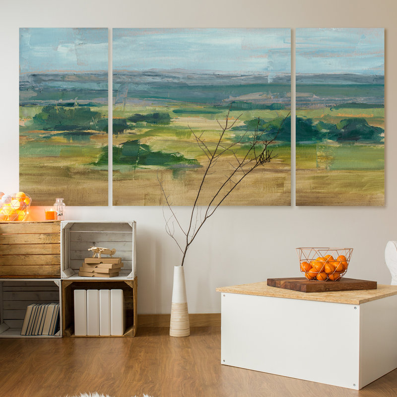 Valley View I - reproduction sur toile tendue, H 32 po x l 64 po x P 1,5 po