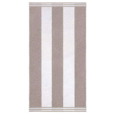 Oversized Cabana Striped Cotton Beach Towels