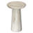Matney Dayton 13"W Solid Mango Wood Contemporary Round End Table with Textured Finish-108257866
