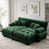 Vert + 2 sièges + 2 chaises