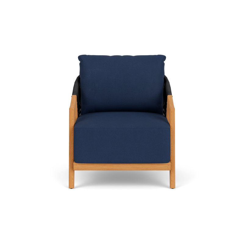 Alpine Outdoor Teak Armchair, Sandberg Navy