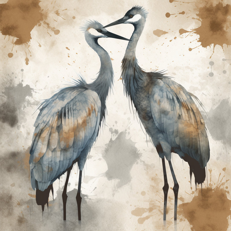 Crane Throw Blanket, Throw