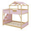 Lit superposé élégant pour enfants avec escalier pratique et lumières DEL-1050705928-1050705929