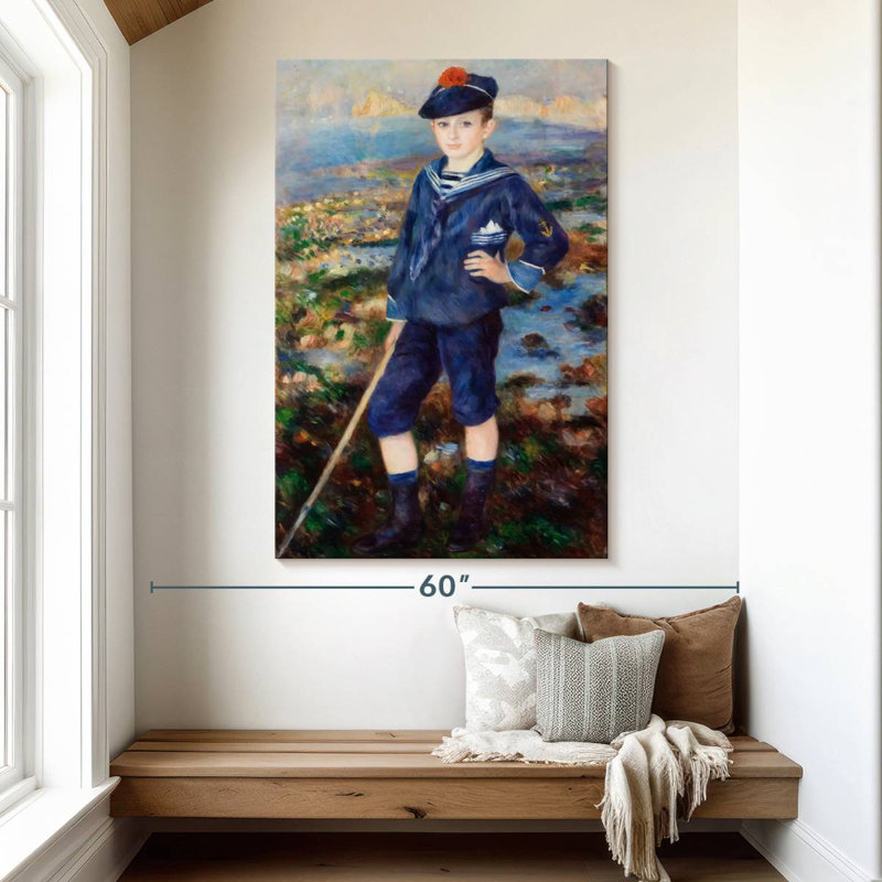 Portrait d'un marin de Robert Nunes, H 51 po x l 34 po