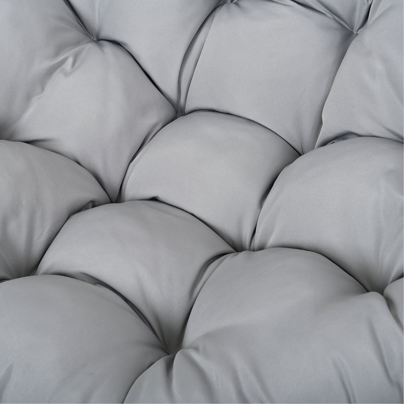 Fauteuil œuf pliant pour une personne U_Style, Gris, Brun