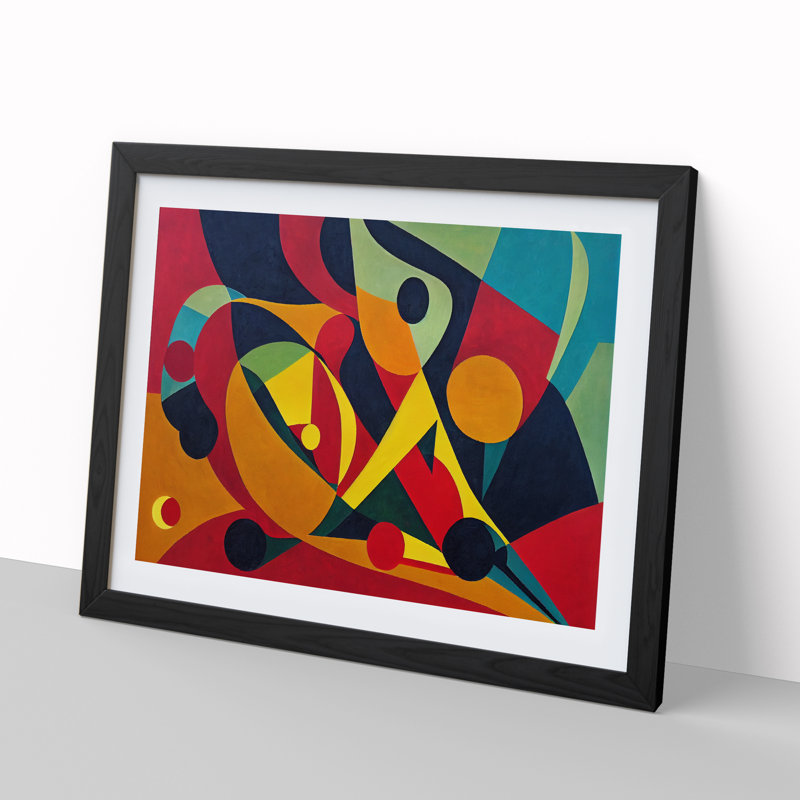 Great Abstract - Print, 46cm H x 64cm W, Black