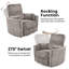 Fauteuil inclinable électrique surdimensionné de 39 po de largeur avec 2 coussins, ports inclinables électriques USB, fauteuil confortable pour le salon de la chambre à coucher-1977352340