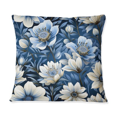 Floral Throw Pillow