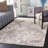 Socorro Hand Tufted Wool/Cotton Abstract Rug in Gray/Ivory-15996330
