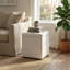 Tabouret haut de salon en cuir Pure