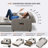 61.61"  W, 4-in-1 foldable sofa bed with adjustable backrest and side pockets, removable cotton-linen fabric, easy to move, suitable for RV small spaces-1619033457-1619033459