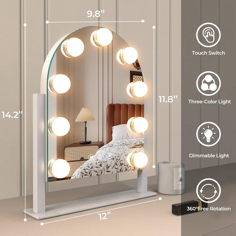 Miroir de maquillage Hollywood