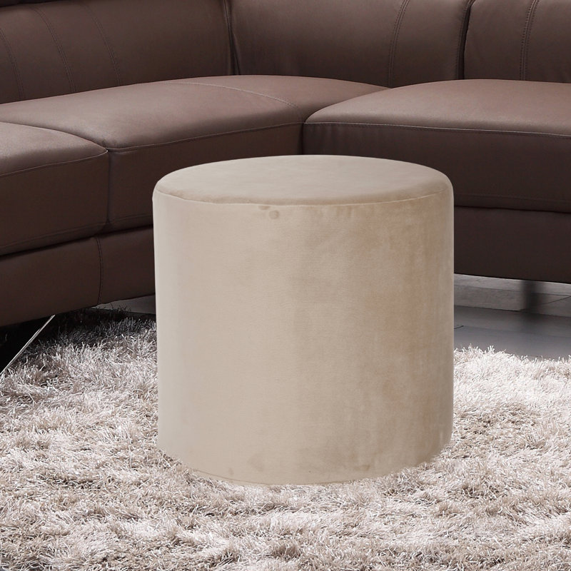 Upholstered Ottoman, Bella Sand