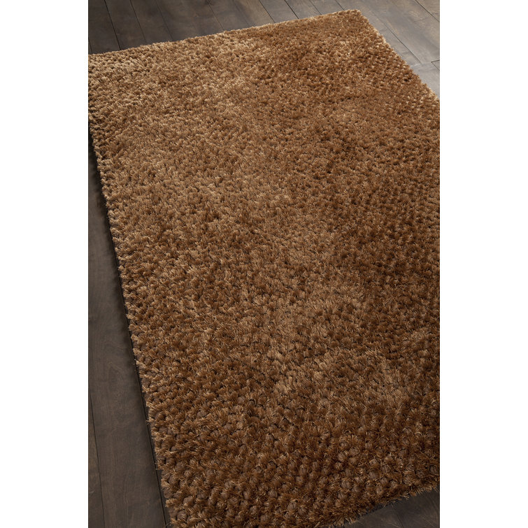 Tapis brun tissé à la main Janey